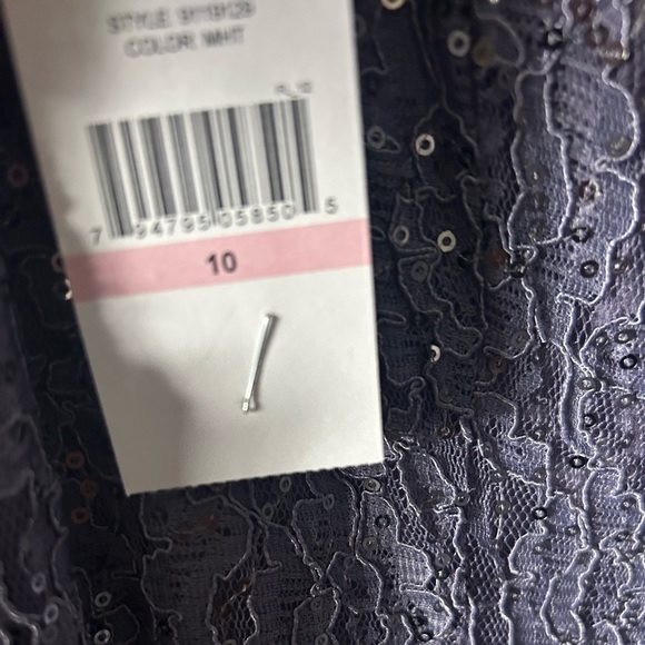 SLNY Lavender Sequin Midi Dress - Picture 8 of 10